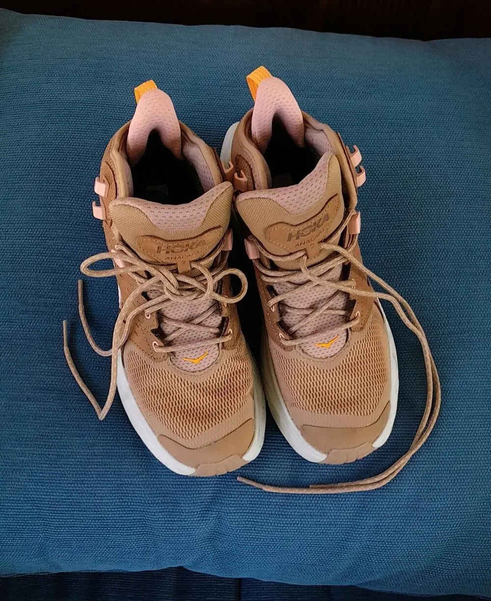 Hoka Anacapa 2 Mid GTX Women Hiking Boots Size 7.5 Vibram Pink Waterproof New